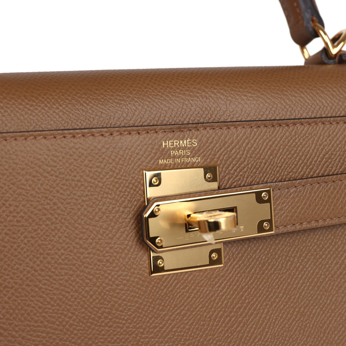 Hermès Kelly Sellier 28 Alezan Epsom Gold Hardware