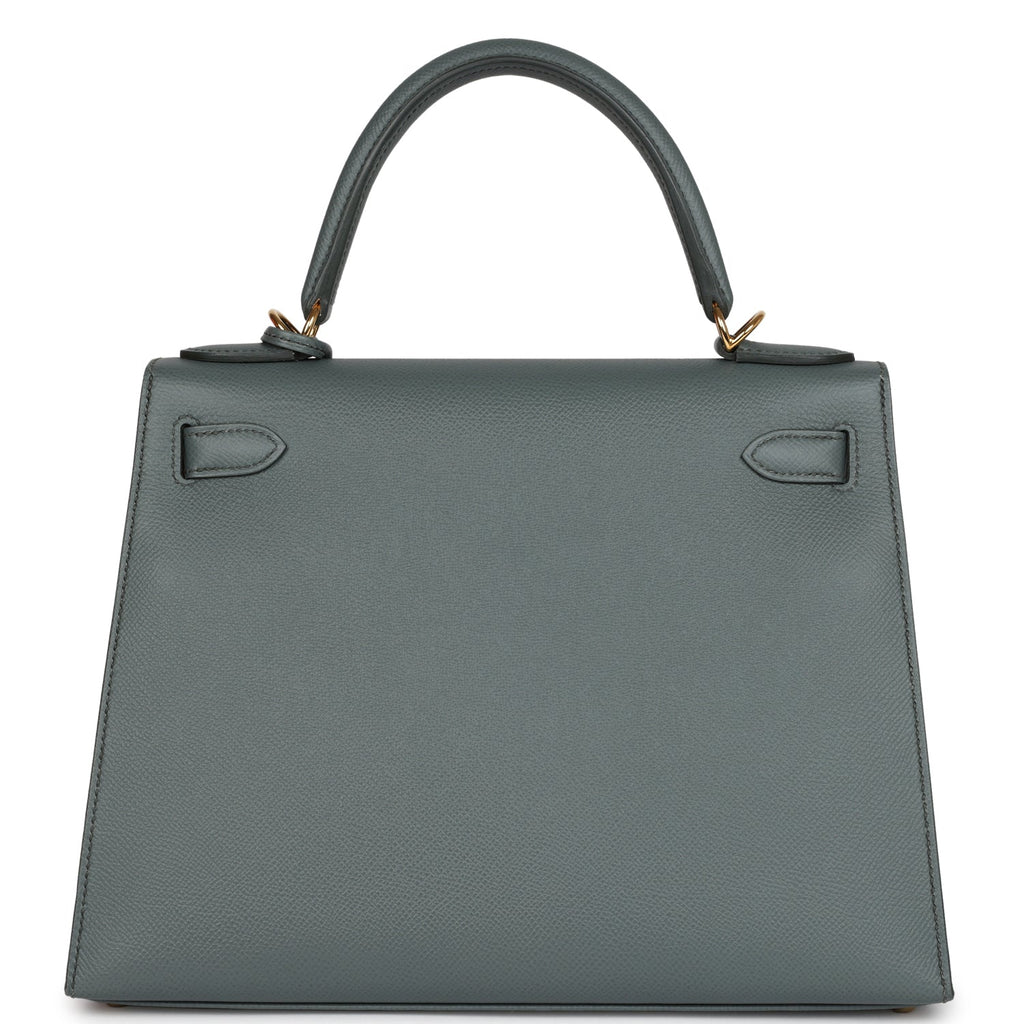 Hermès Kelly Sellier 28 Vert Amande Epsom Gold Hardware