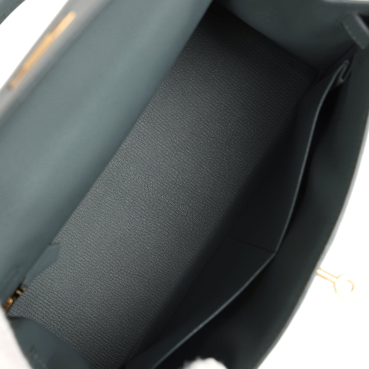 Hermès Kelly Sellier 28 Vert Amande Epsom Gold Hardware