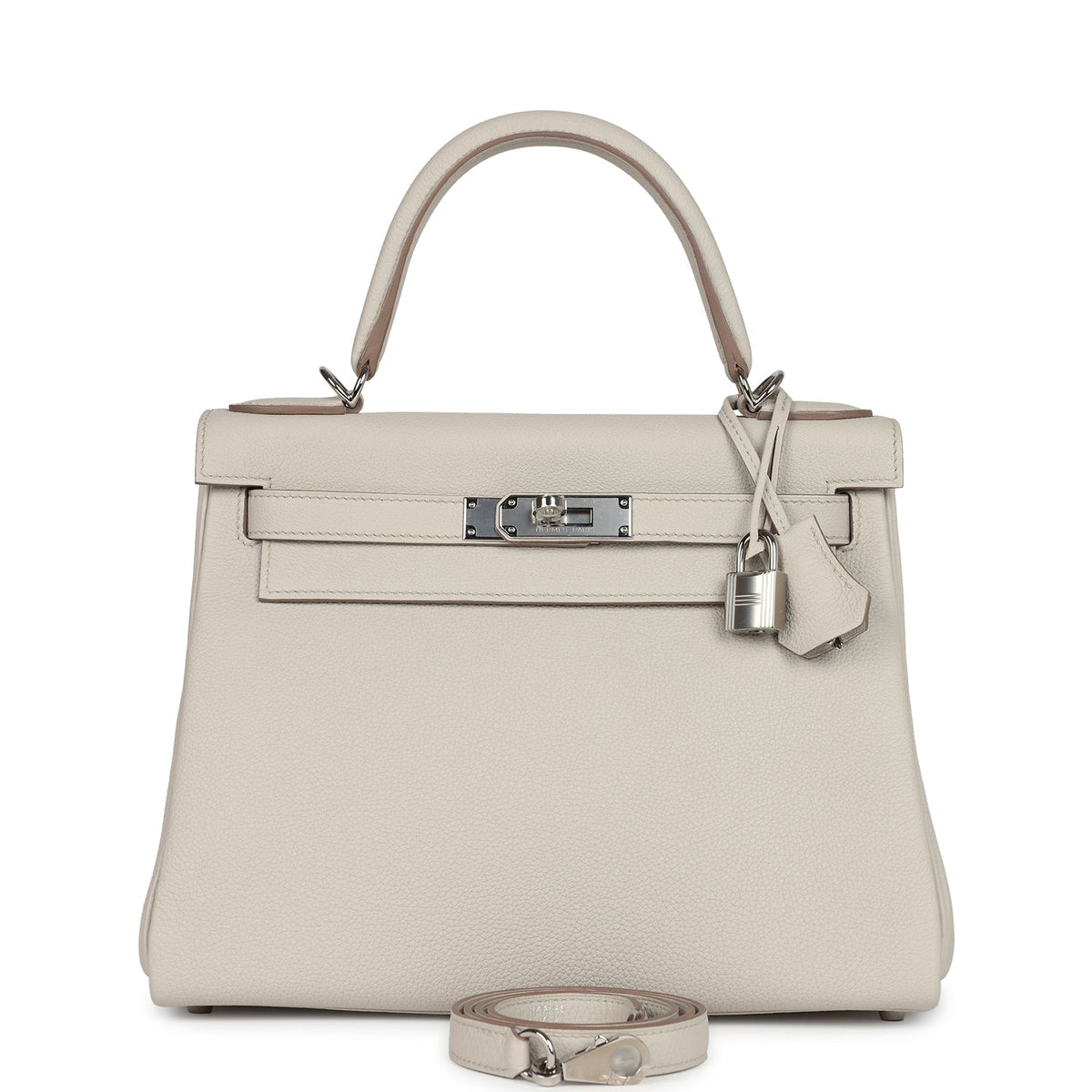 Hermès Kelly Retourne 28 Beton Togo Palladium Hardware