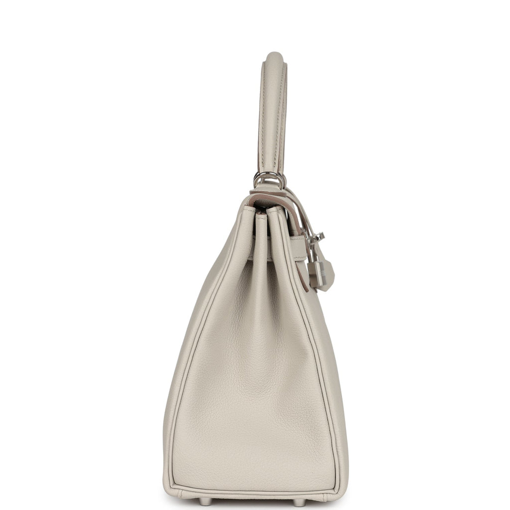 Hermès Kelly Retourne 28 Beton Togo Palladium Hardware