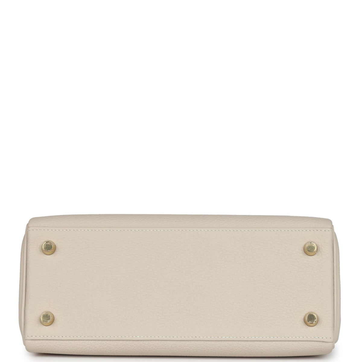 Hermès Kelly Retourne 25 Craie Togo Gold Hardware