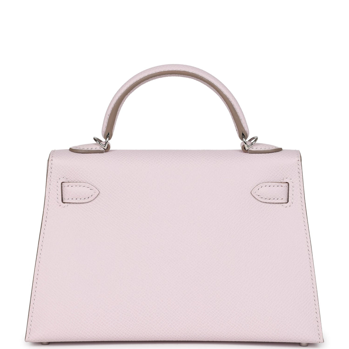 Hermès Kelly Sellier 20 Mauve Pale Epsom Palladium Hardware