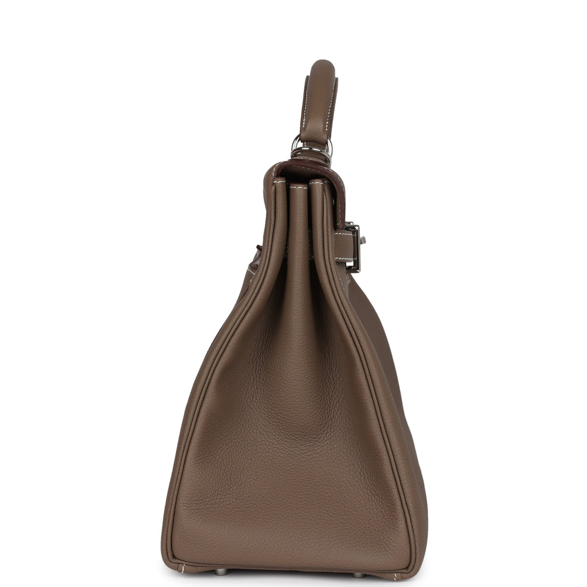 Hermès Kelly 42 Maxi Etoupe Togo Palladium Hardware