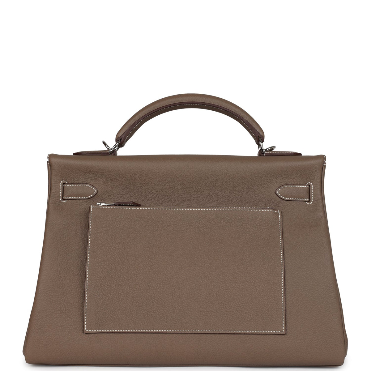 Hermès Kelly 42 Maxi Etoupe Togo Palladium Hardware