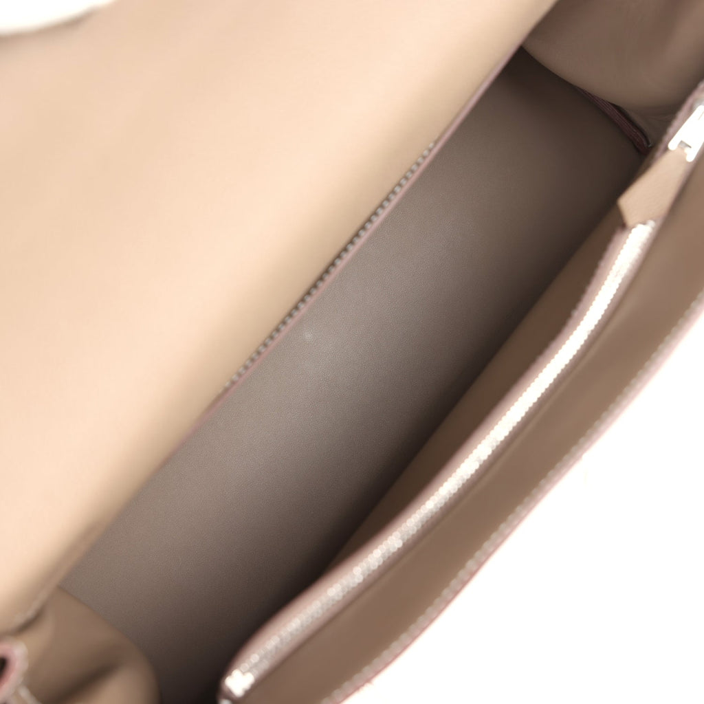 Hermès Kelly 42 Maxi Etoupe Togo Palladium Hardware