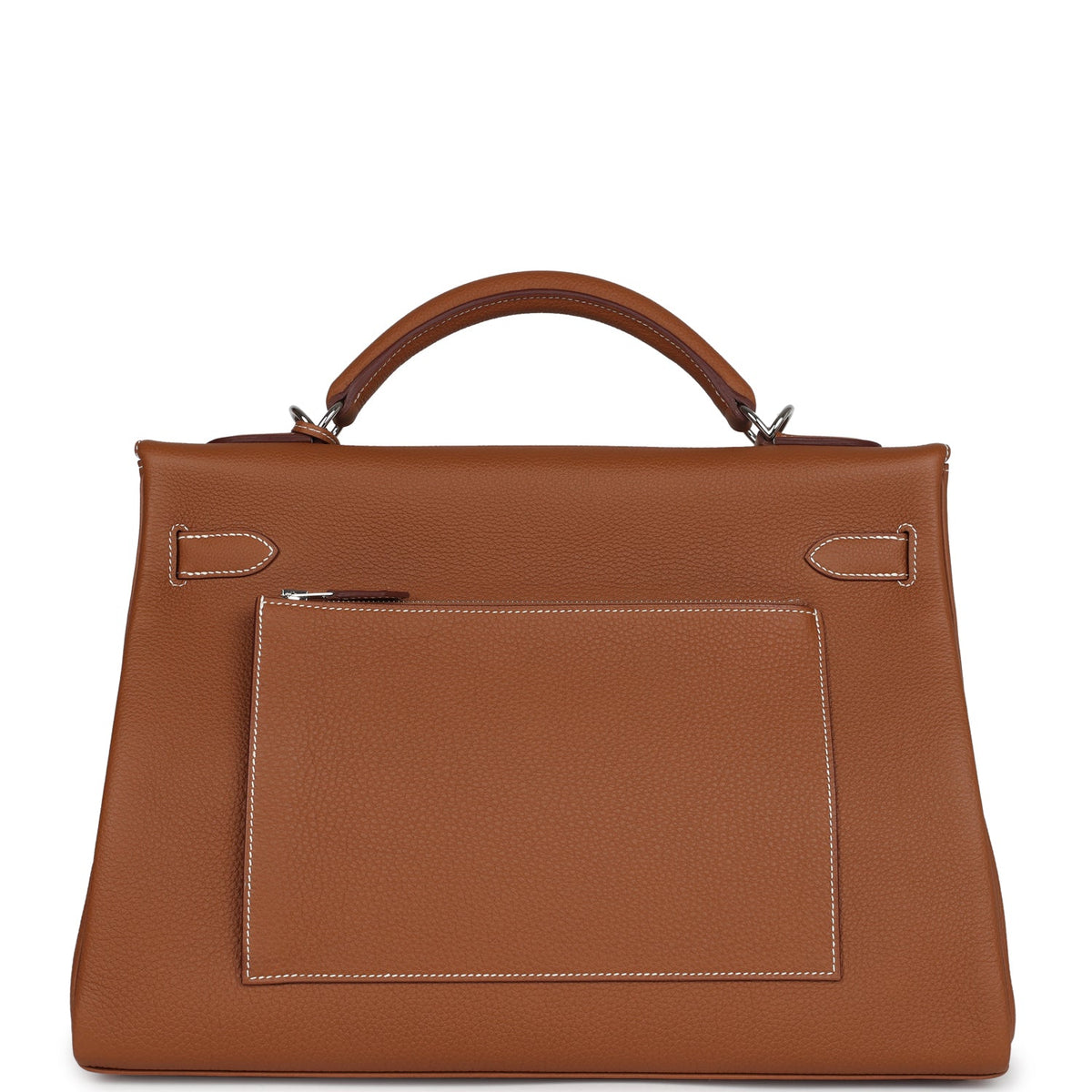 Hermès Kelly 42 Maxi Gold Togo Palladium Hardware