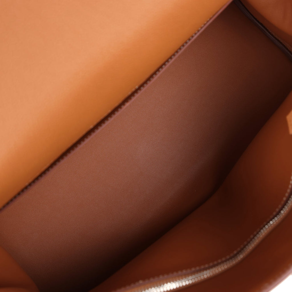 Hermès Kelly 42 Maxi Gold Togo Palladium Hardware