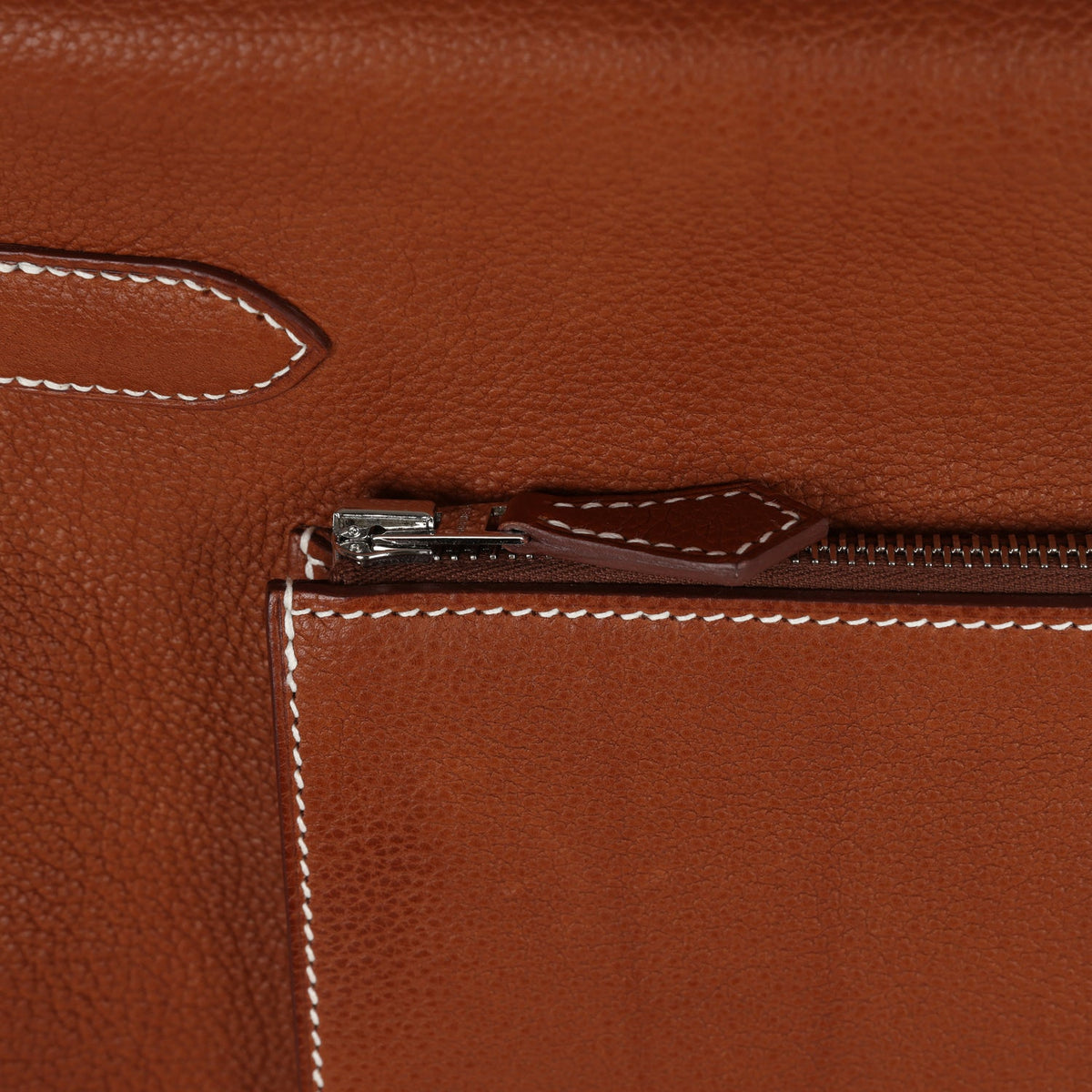 Hermès Kelly 42 Maxi Fauve Barenia Faubourg Palladium Hardware