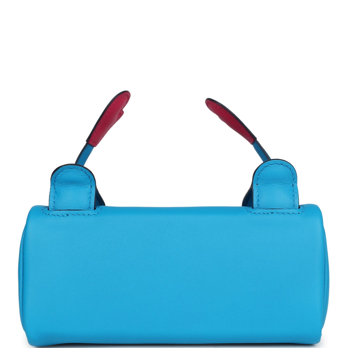Hermès "Quelle Idolle" Kelly Doll Bleu Frida and Rose Extreme Swift Palladium Hardware