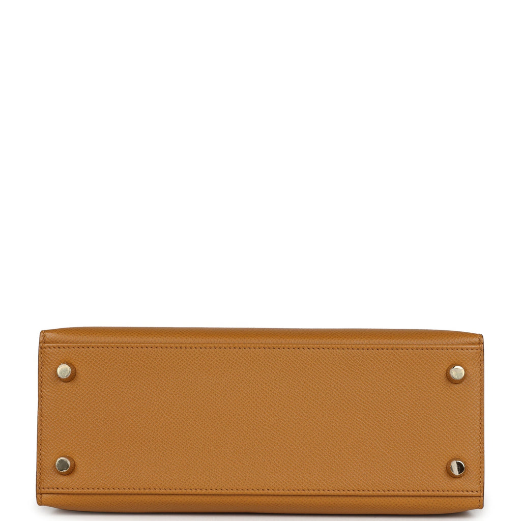 Hermès Kelly Sellier 25 Sesame Epsom Gold Hardware
