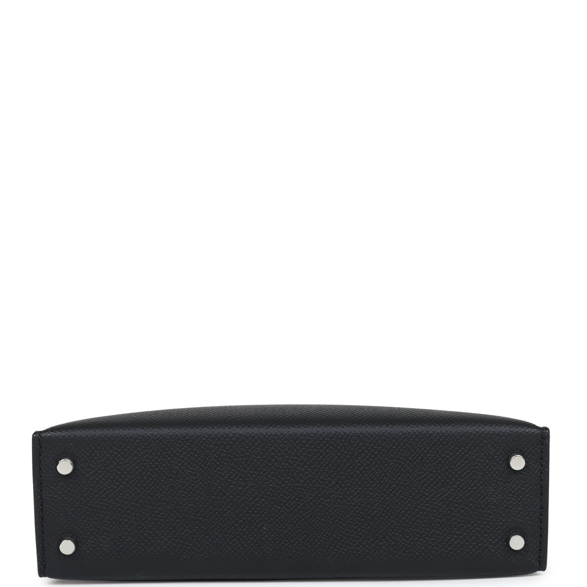 Hermès Kelly Sellier 20 Black Epsom Palladium Hardware