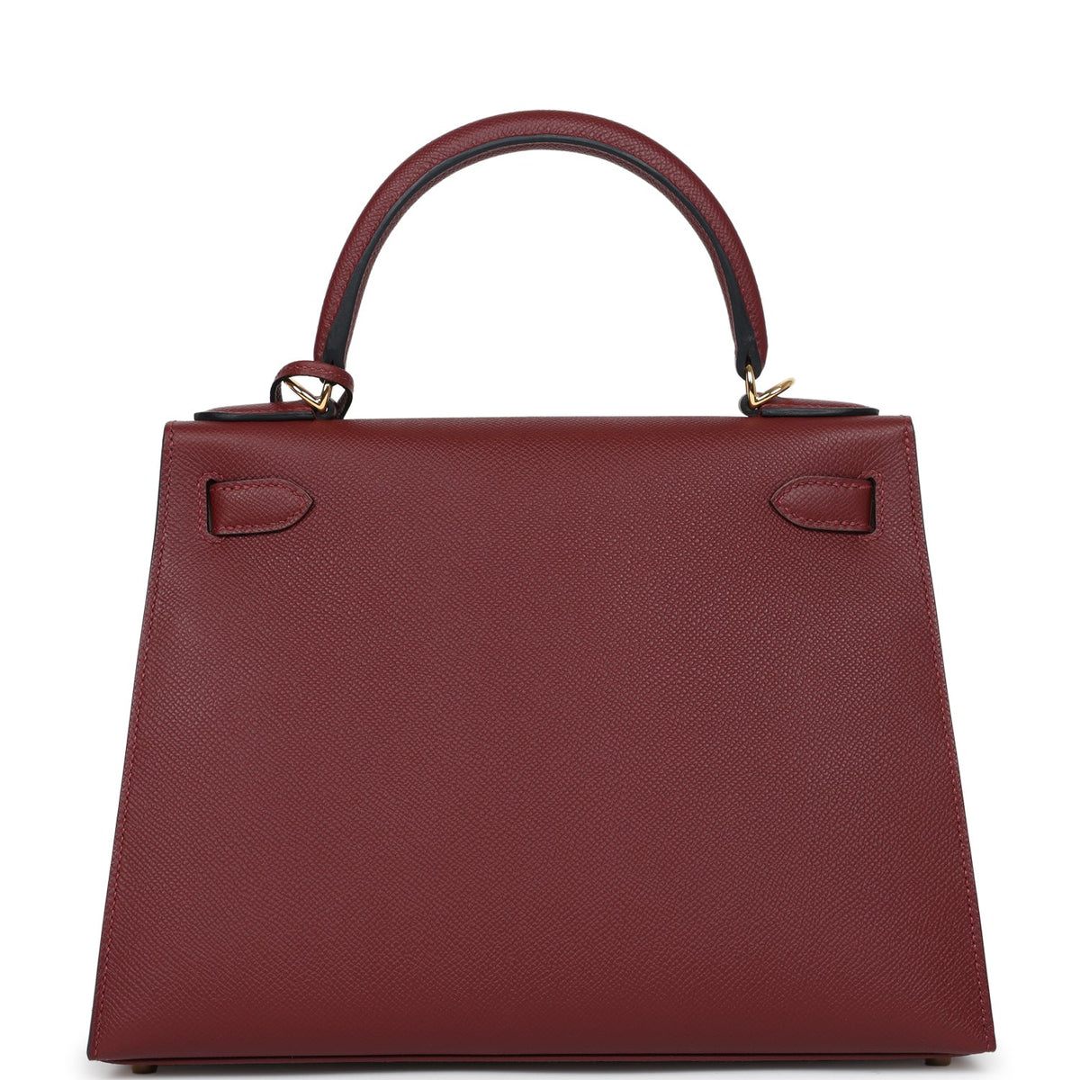 Hermès Kelly Sellier 28 Rouge H Epsom Gold Hardware