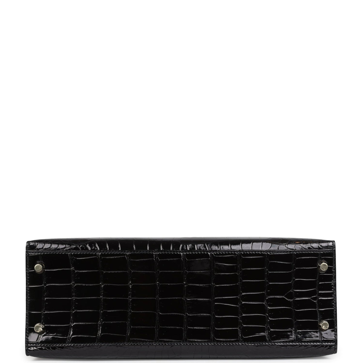 Hermès Kelly Sellier 32 Black Shiny Faux Leather Gold Hardware