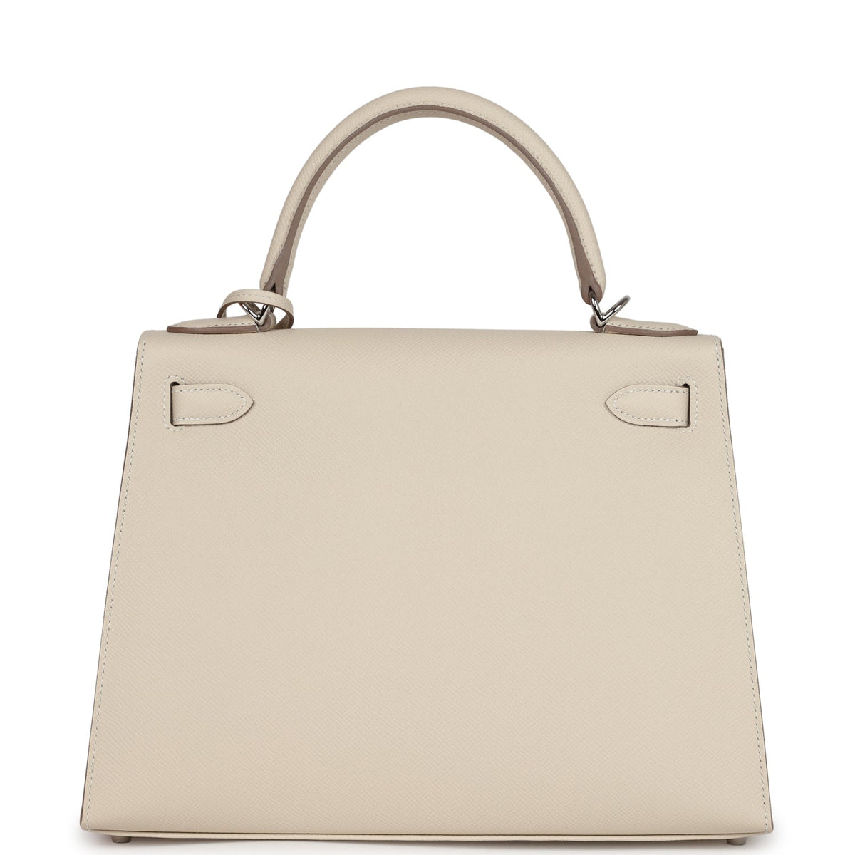 Hermès Kelly Sellier 28 Craie Epsom Palladium Hardware