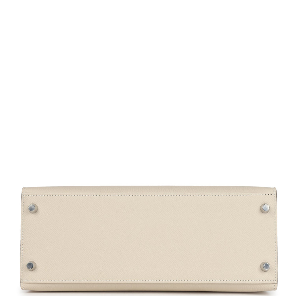 Hermès Kelly Sellier 28 Craie Epsom Palladium Hardware