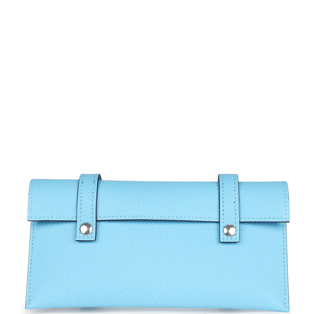 Hermès "Quelle Idolle" Picto Kelly Doll Chai/Mauve Sylvestre/Bleu Celeste/Terre Battue Epsom Palladium Hardware