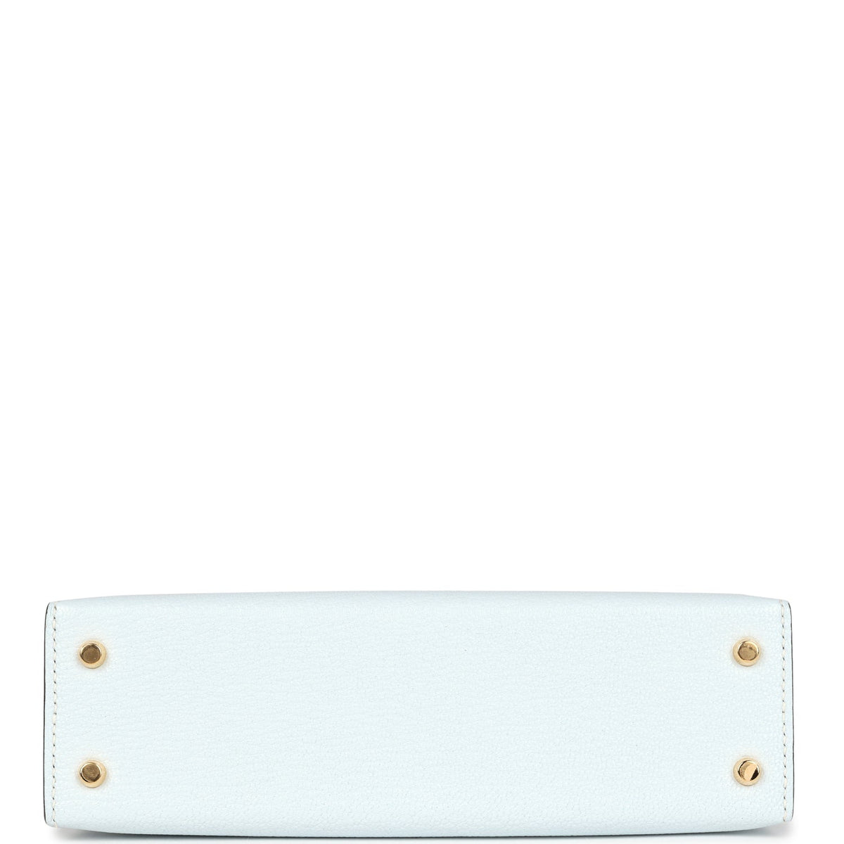 Hermès Kelly Sellier 20 Bleu Brume Chevre Gold Hardware