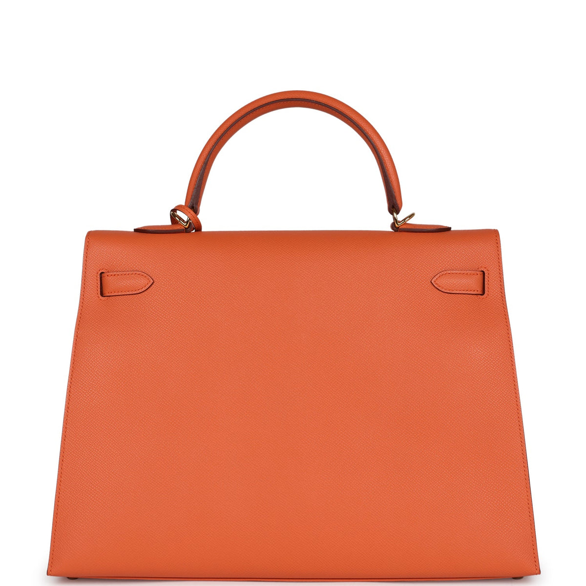Hermès Kelly Sellier 35 Mango Epsom Gold Hardware