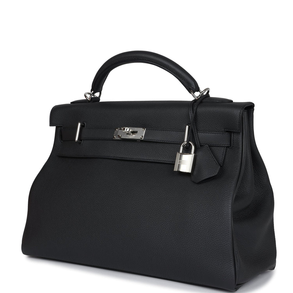 Hermès Special Order (HSS) Kelly Sellier 28 Bleu Glacier Verso Epsom Brushed Palladium Hardware