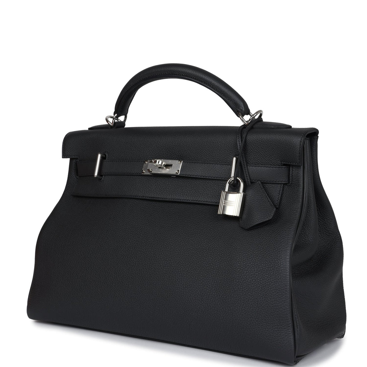Hermès Special Order (HSS) Kelly Sellier 28 Bleu Glacier Verso Epsom Brushed Palladium Hardware