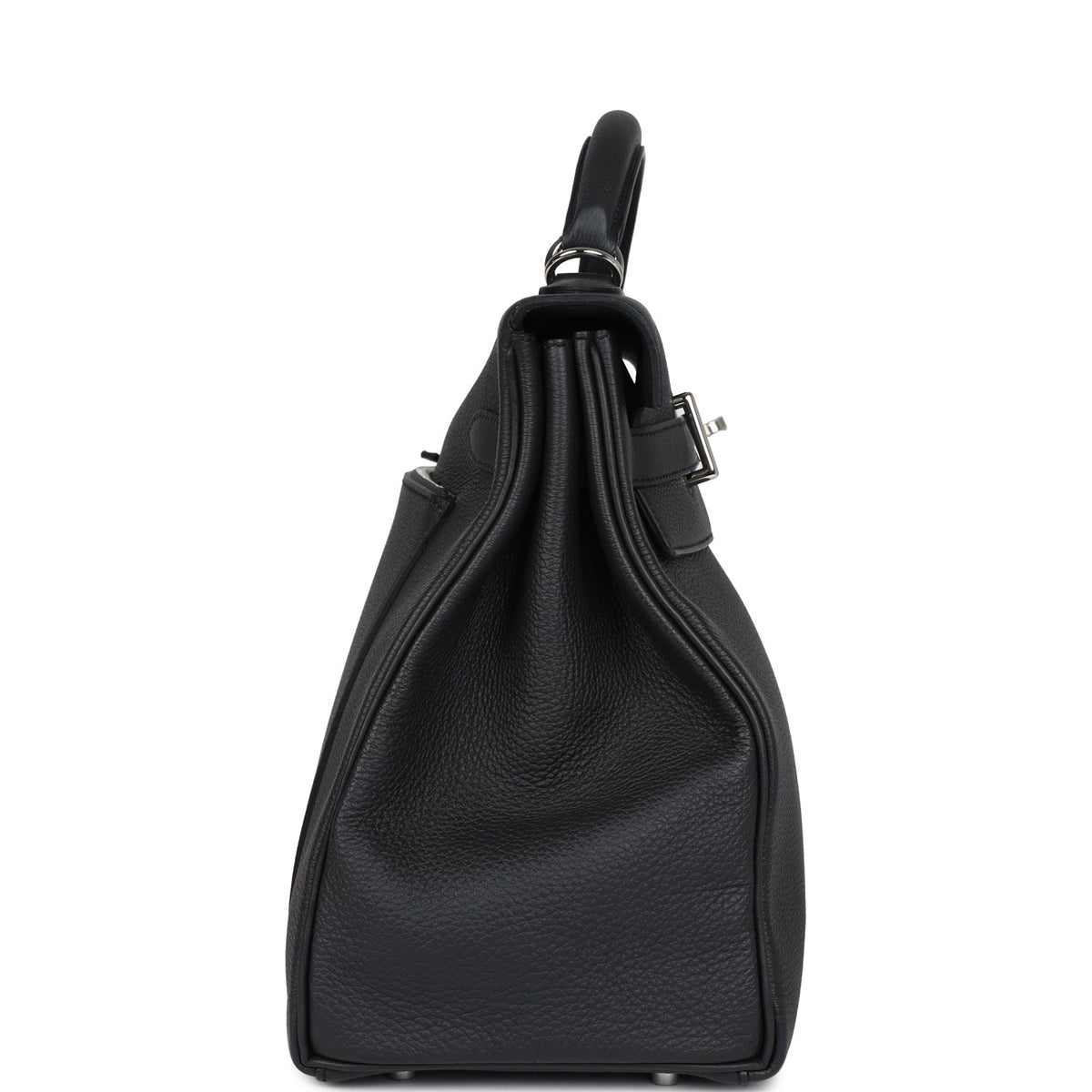 Hermès Special Order (HSS) Kelly Sellier 28 Bleu Glacier Verso Epsom Brushed Palladium Hardware