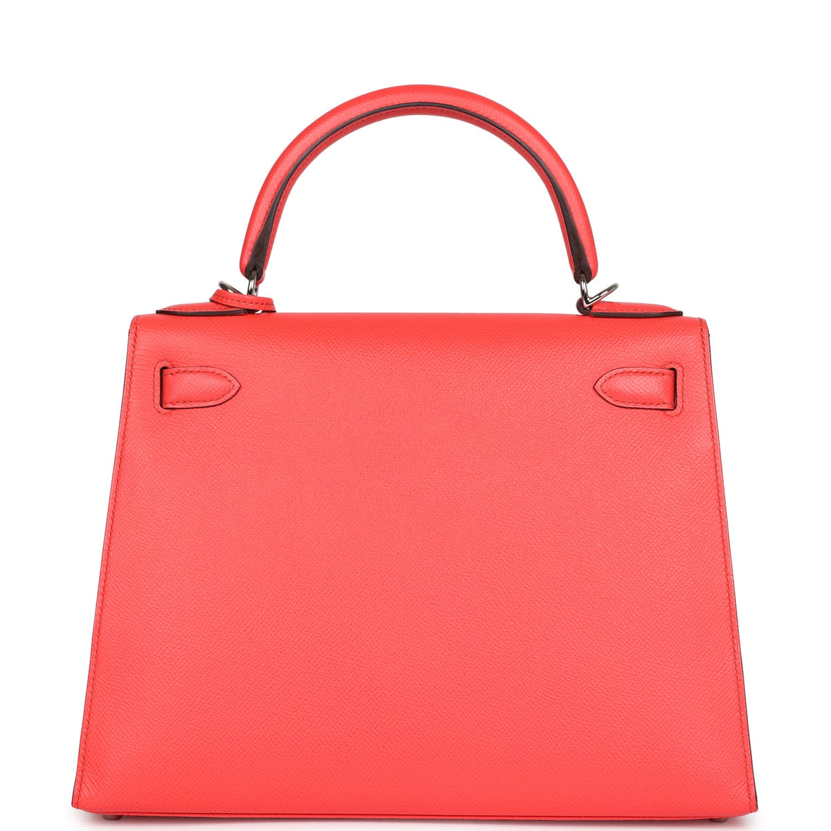Hermès Kelly Sellier 28 Rose Texas Epsom Palladium Hardware