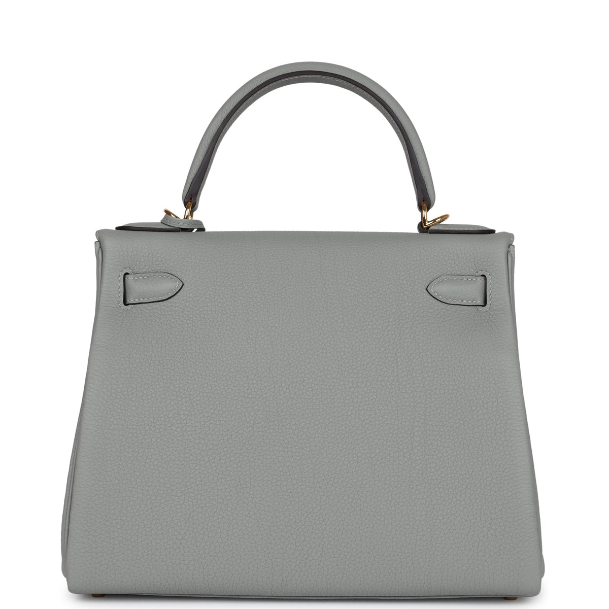 Hermès Kelly Retourne 28 Gris Mouette Togo Gold Hardware