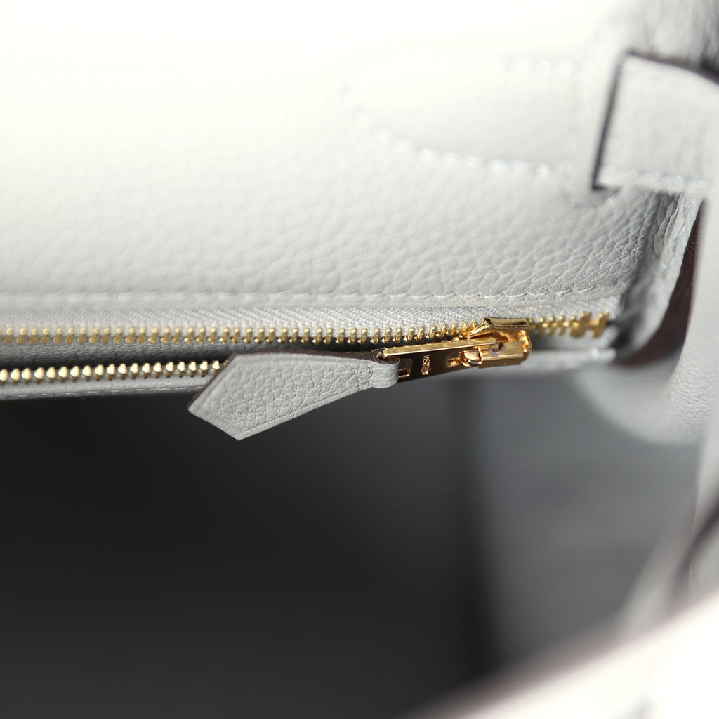 Hermès Kelly Retourne 28 Gris Mouette Togo Gold Hardware