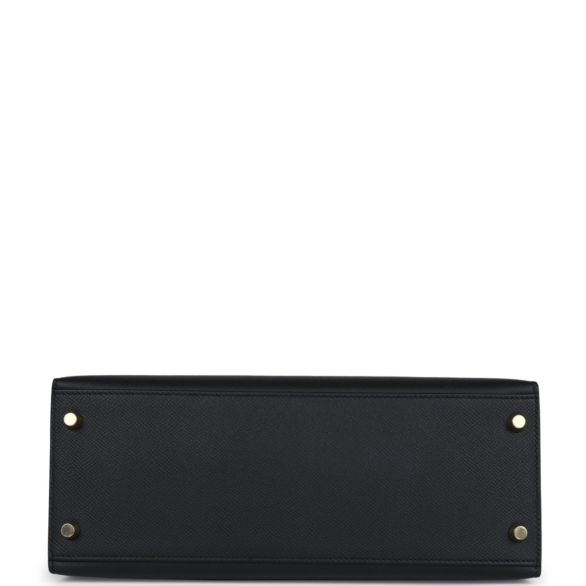 Hermès Kelly Sellier 28 Black Epsom Gold Hardware