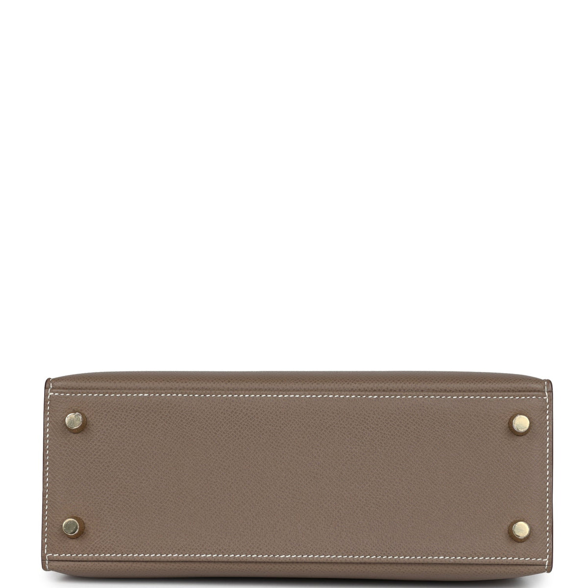 Hermès Kelly Sellier 25 Etoupe Epsom Gold Hardware