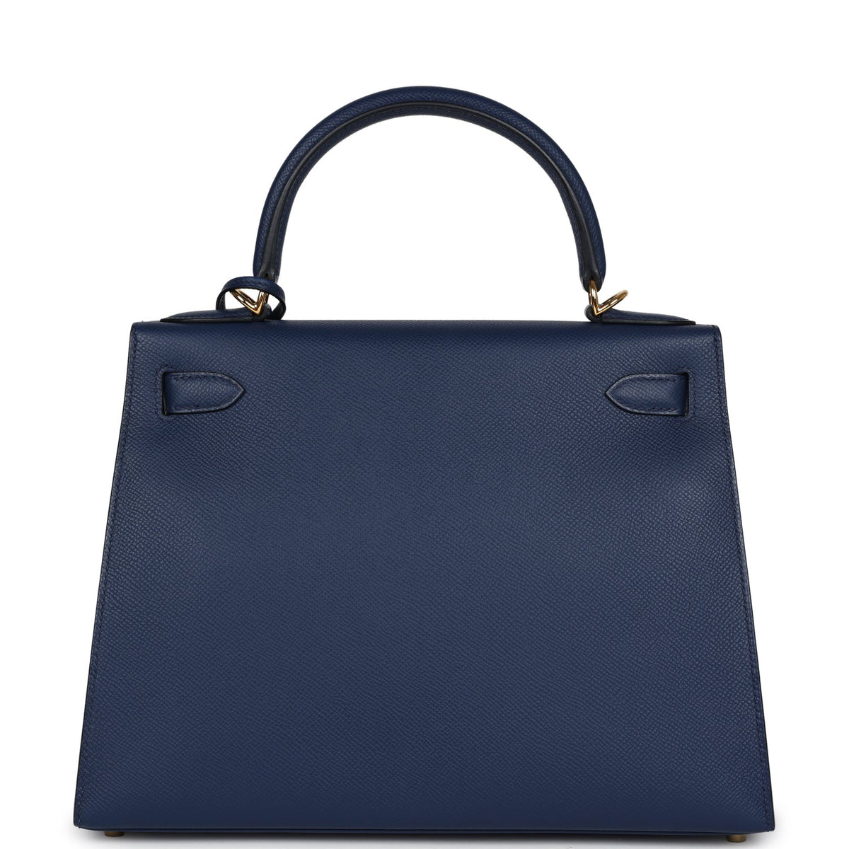 Hermès Kelly Sellier 28 Bleu Navy Epsom Gold Hardware