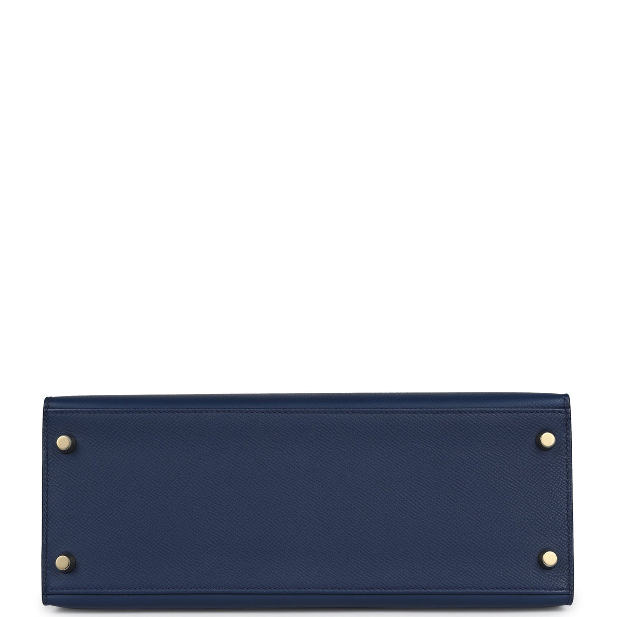 Hermès Kelly Sellier 28 Bleu Navy Epsom Gold Hardware