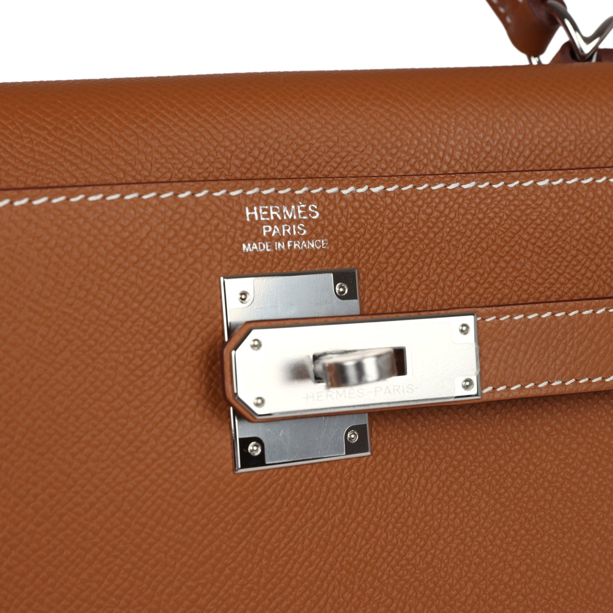 Hermès Kelly Sellier 32 Gold Epsom Palladium Hardware