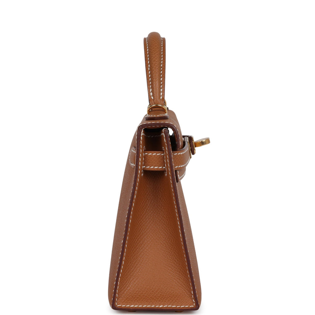 Hermès Kelly Sellier 20 Gold Epsom Gold Hardware