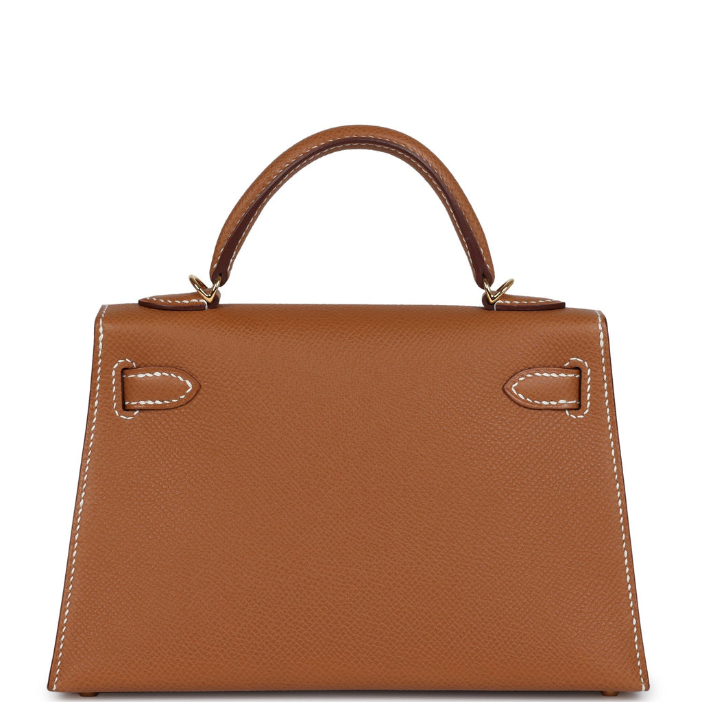 Hermès Kelly Sellier 20 Gold Epsom Gold Hardware
