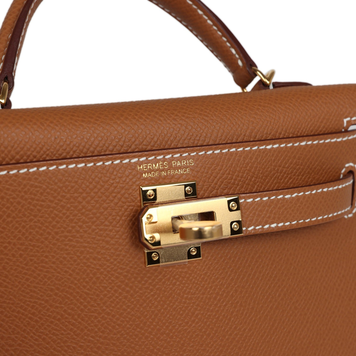 Hermès Kelly Sellier 20 Gold Epsom Gold Hardware