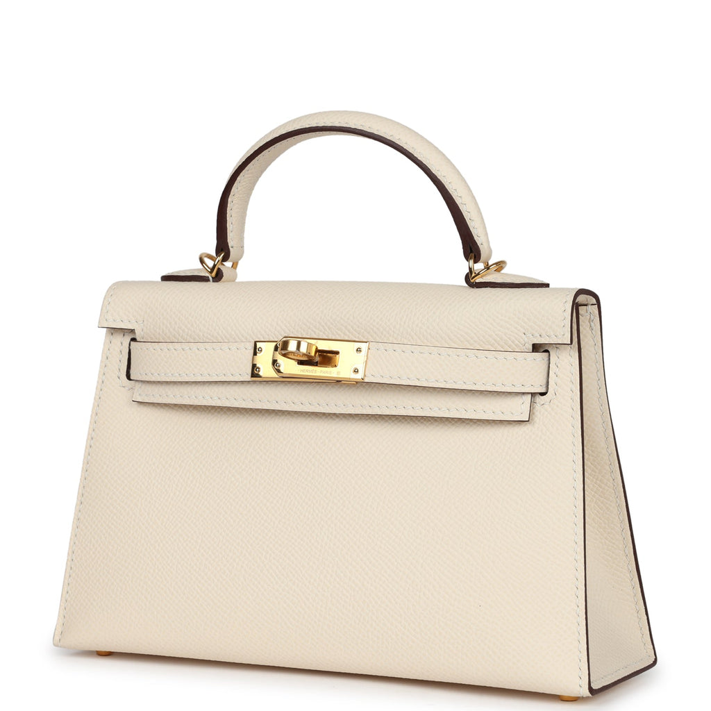 Hermès Kelly Sellier 20 Nata Epsom Gold Hardware