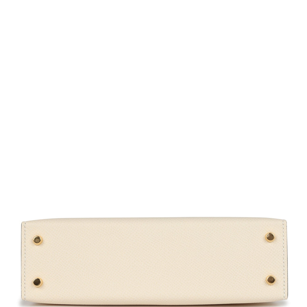 Hermès Kelly Sellier 20 Nata Epsom Gold Hardware