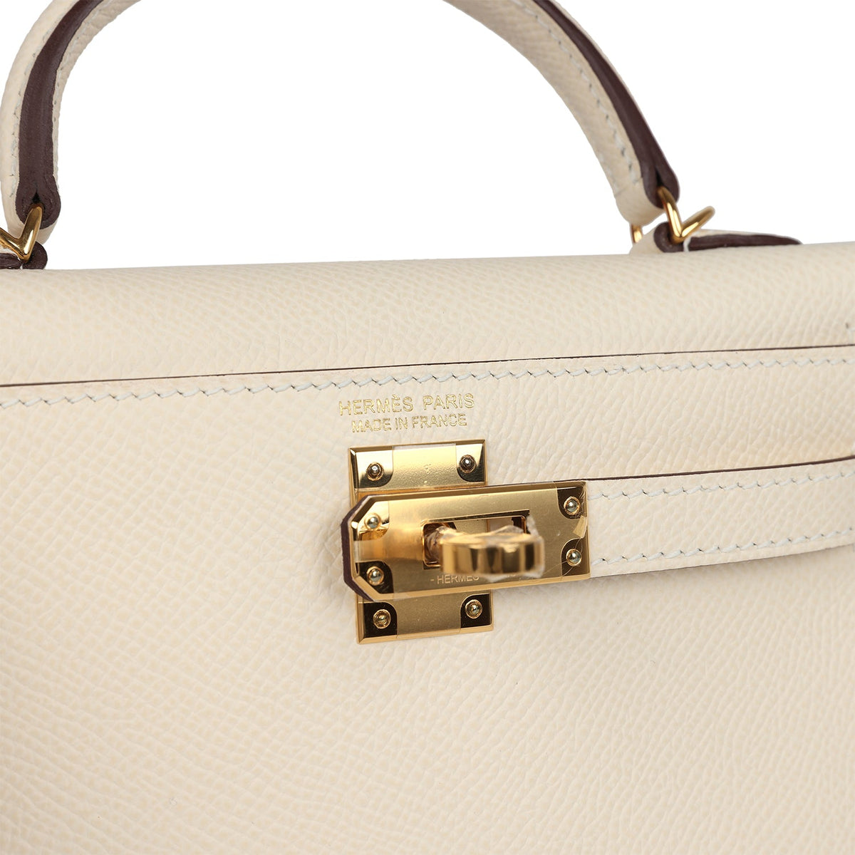 Hermès Kelly Sellier 20 Nata Epsom Gold Hardware