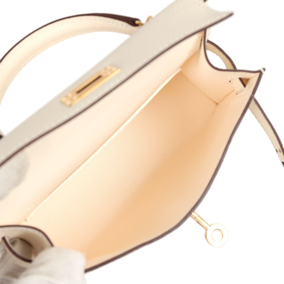 Hermès Kelly Sellier 20 Nata Epsom Gold Hardware