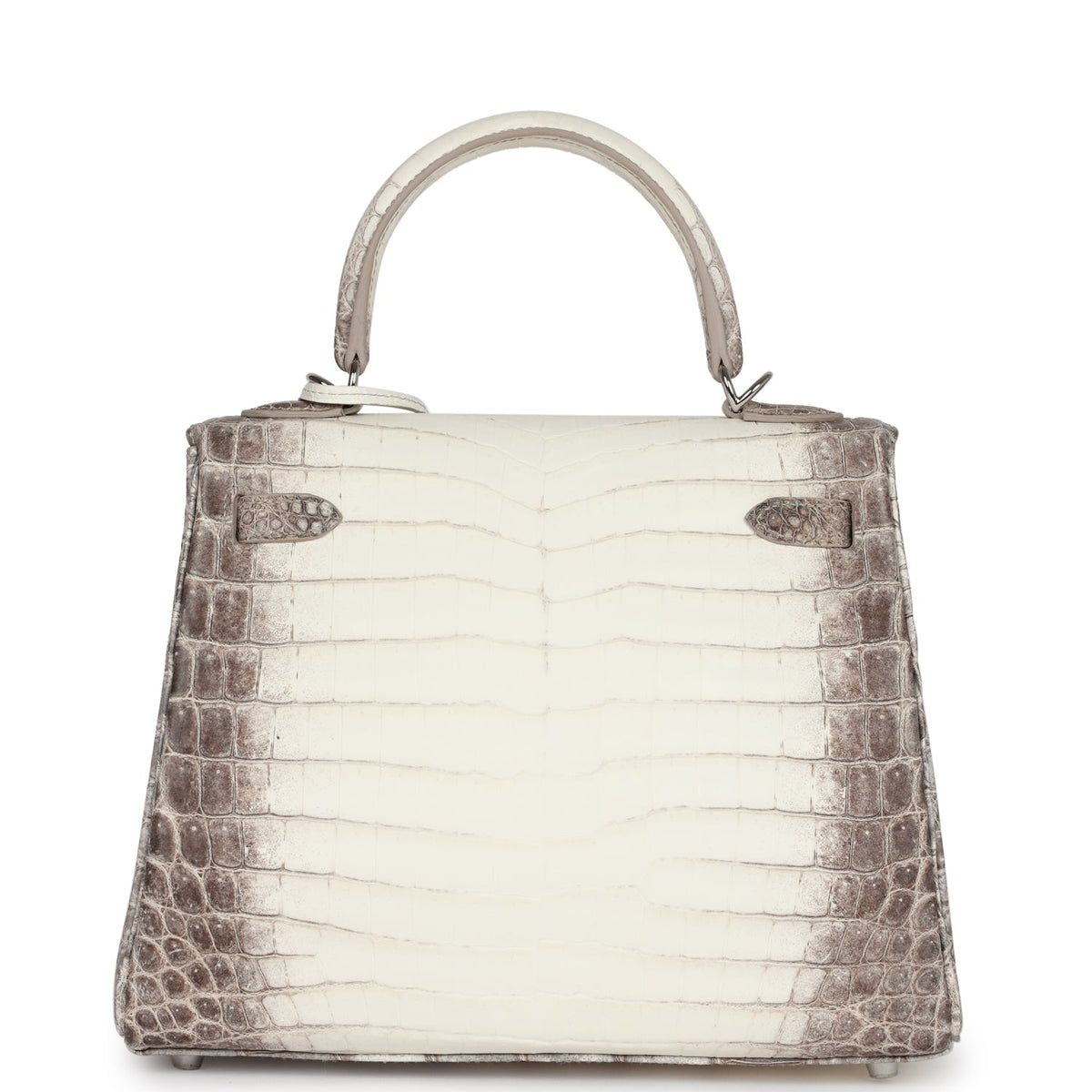 Hermès Kelly Retourne 25 Himalaya Faux Leather Palladium Hardware