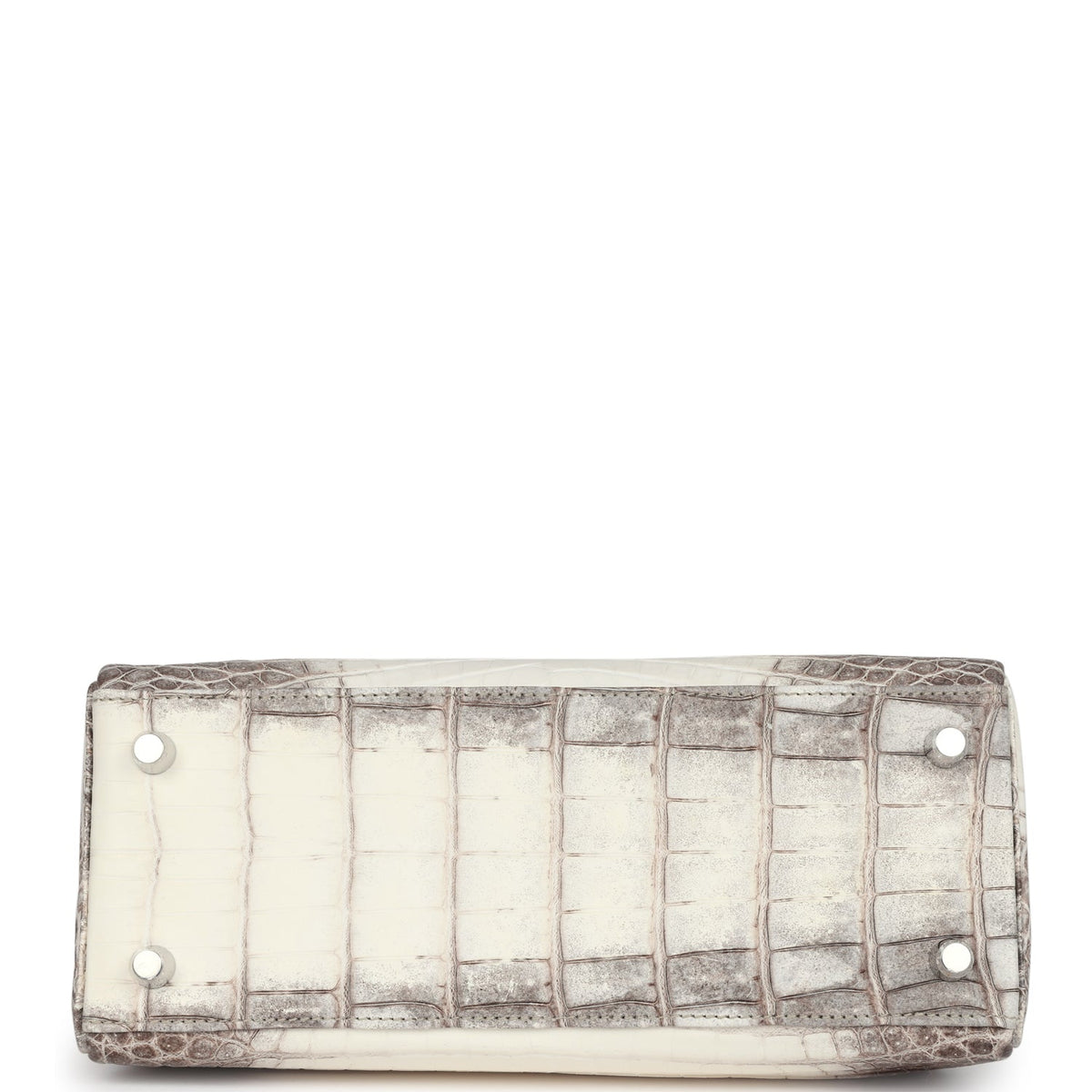 Hermès Kelly Retourne 25 Himalaya Faux Leather Palladium Hardware