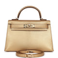 Hermès Kelly Sellier 20 Dore Chevre Chamkilight Permabrass Hardware