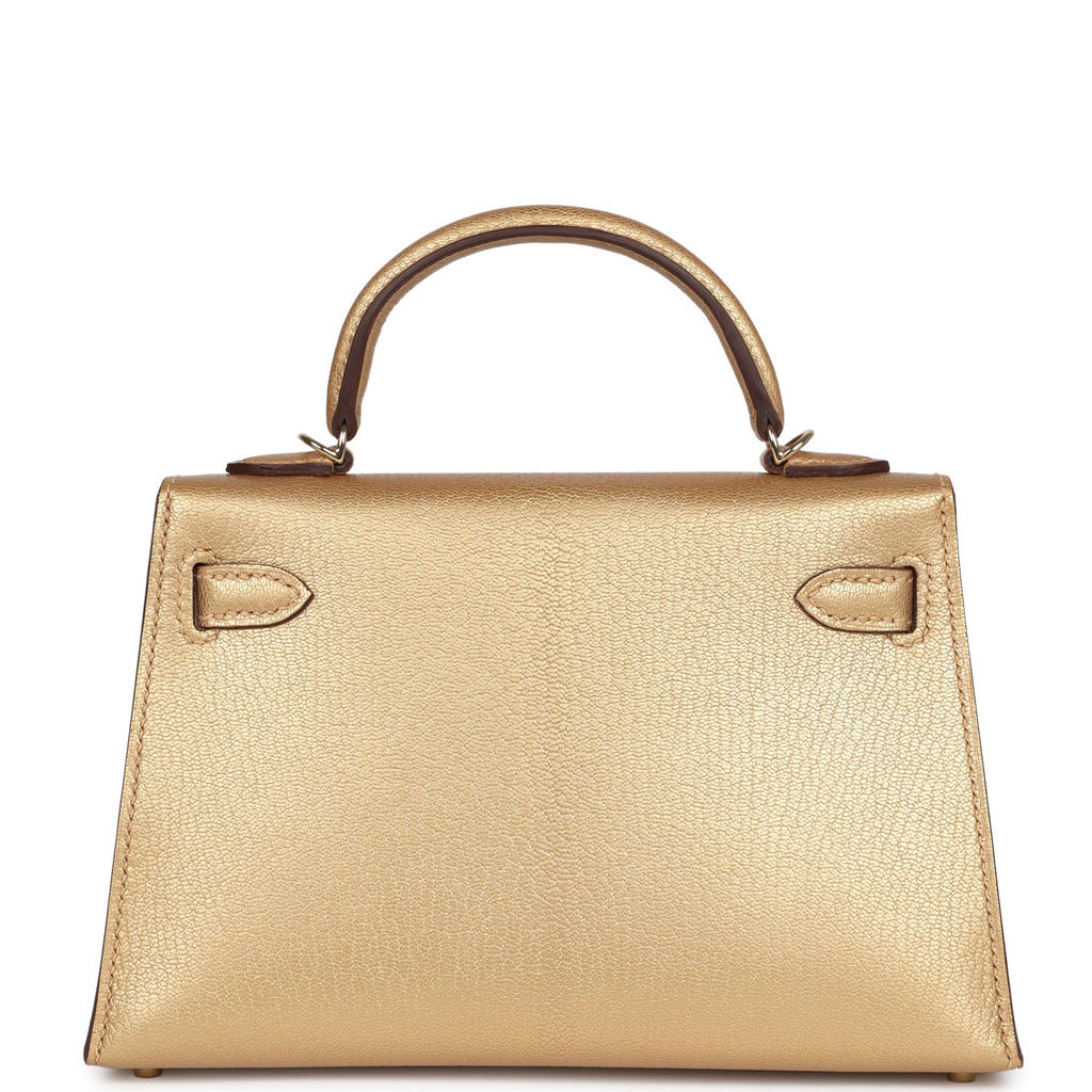 Hermès Kelly Sellier 20 Dore Chevre Chamkilight Permabrass Hardware