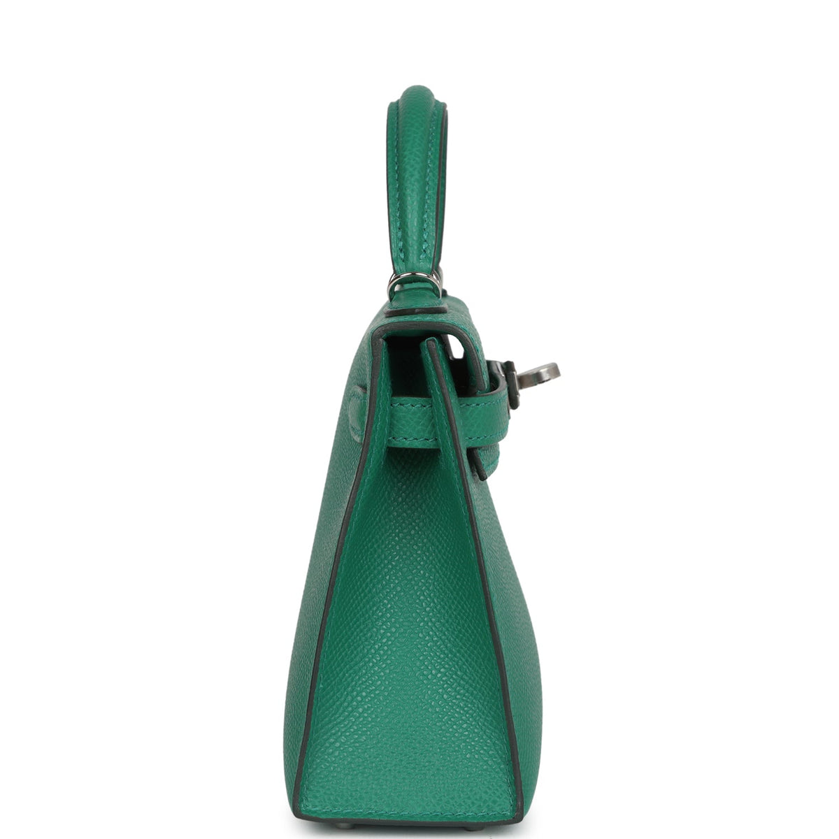 Hermès Kelly Sellier 20 Vert Vertigo Epsom Palladium Hardware
