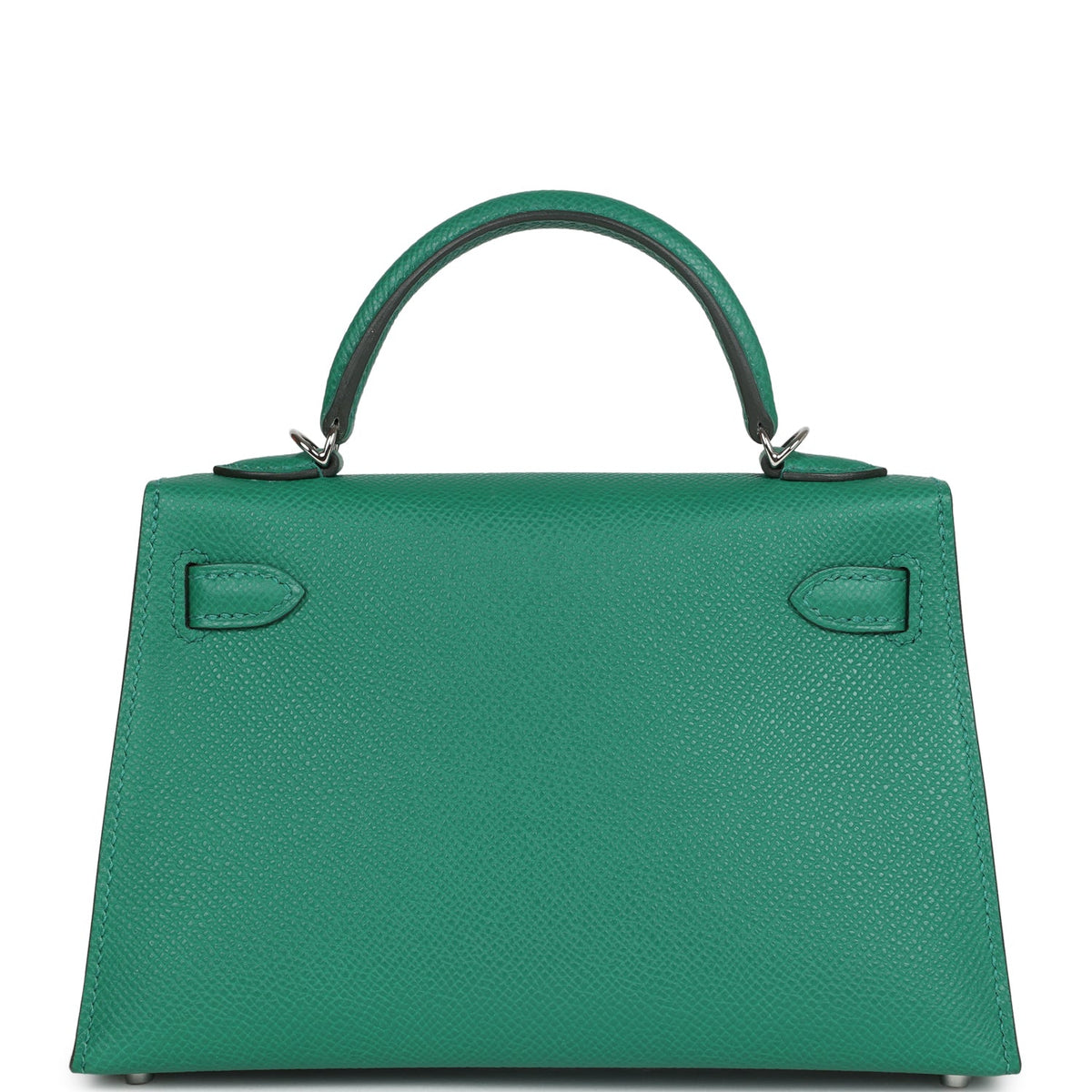Hermès Kelly Sellier 20 Vert Vertigo Epsom Palladium Hardware