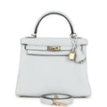 Hermès Kelly Retourne 25 Gris Platine Togo Permabrass Hardware