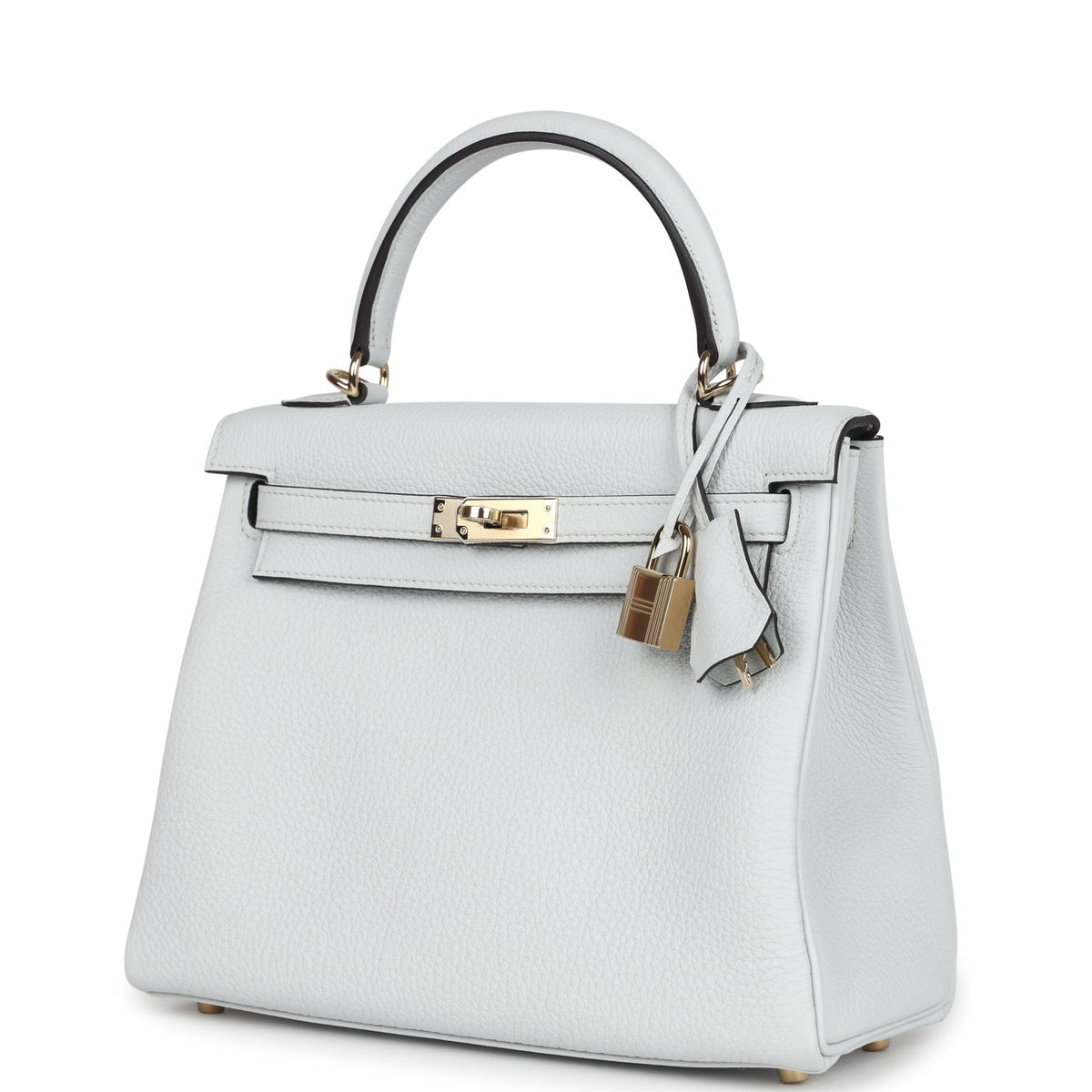 Hermès Kelly Retourne 25 Gris Platine Togo Permabrass Hardware