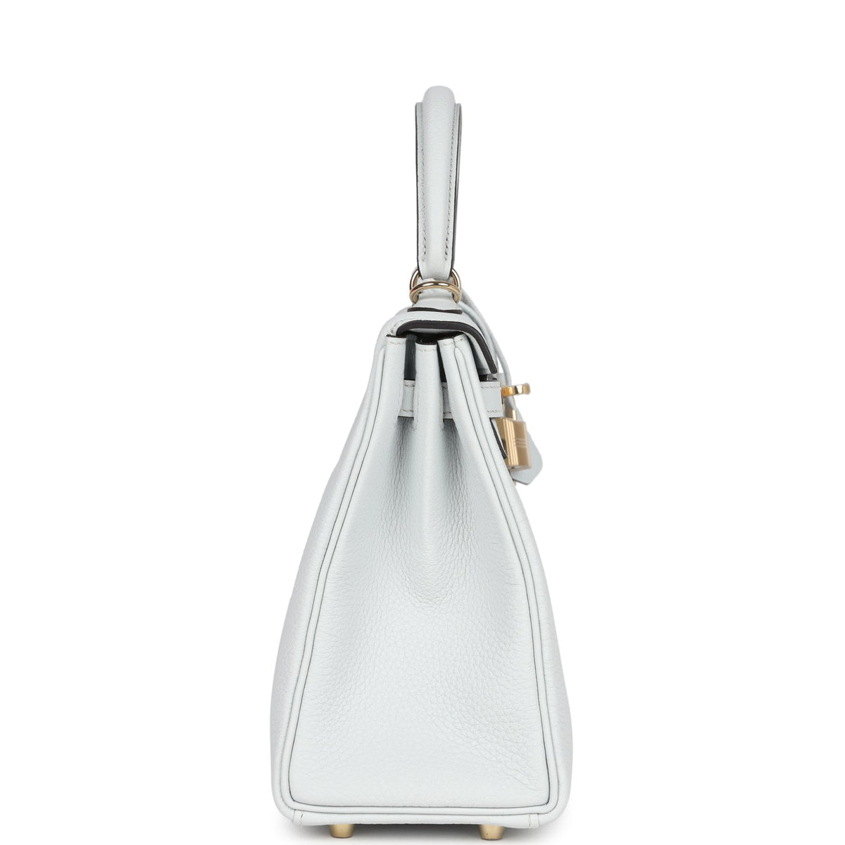 Hermès Kelly Retourne 25 Gris Platine Togo Permabrass Hardware